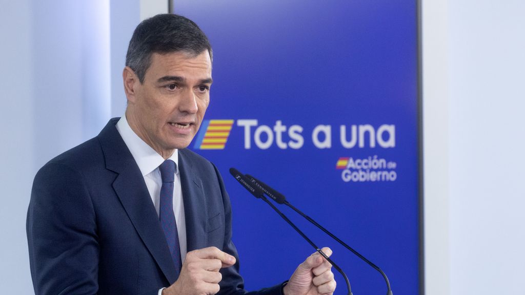 El presidente del Gobierno, Pedro Sánchez