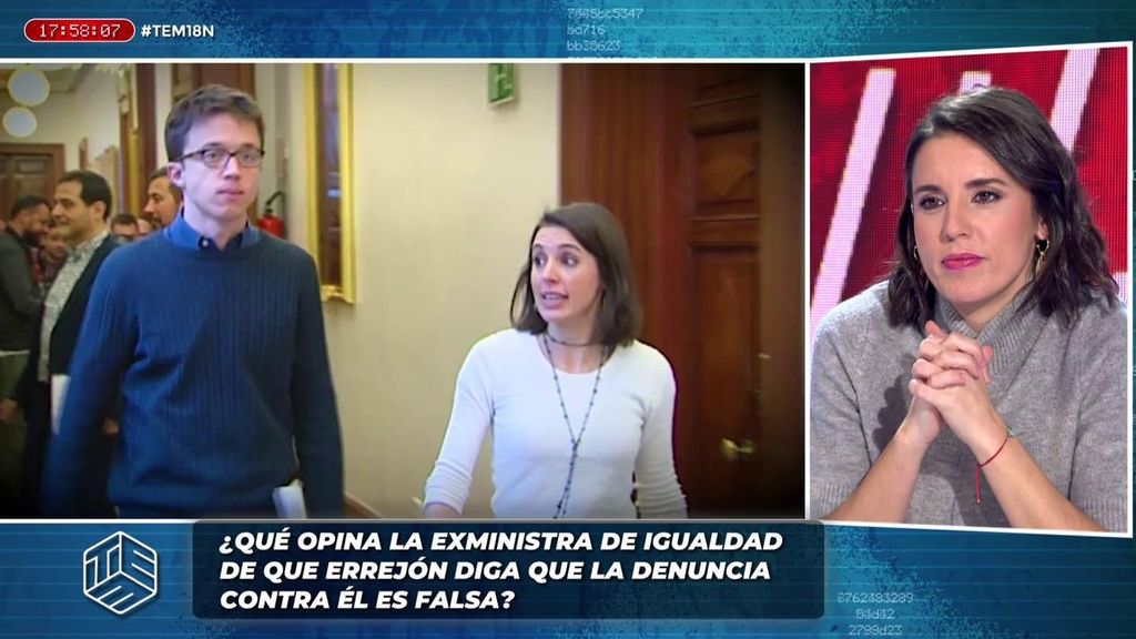 Irene Montero: "El 'Caso Errejón' nos hace más fuertes porque demuestra que el feminismo lo está cambiando todo"