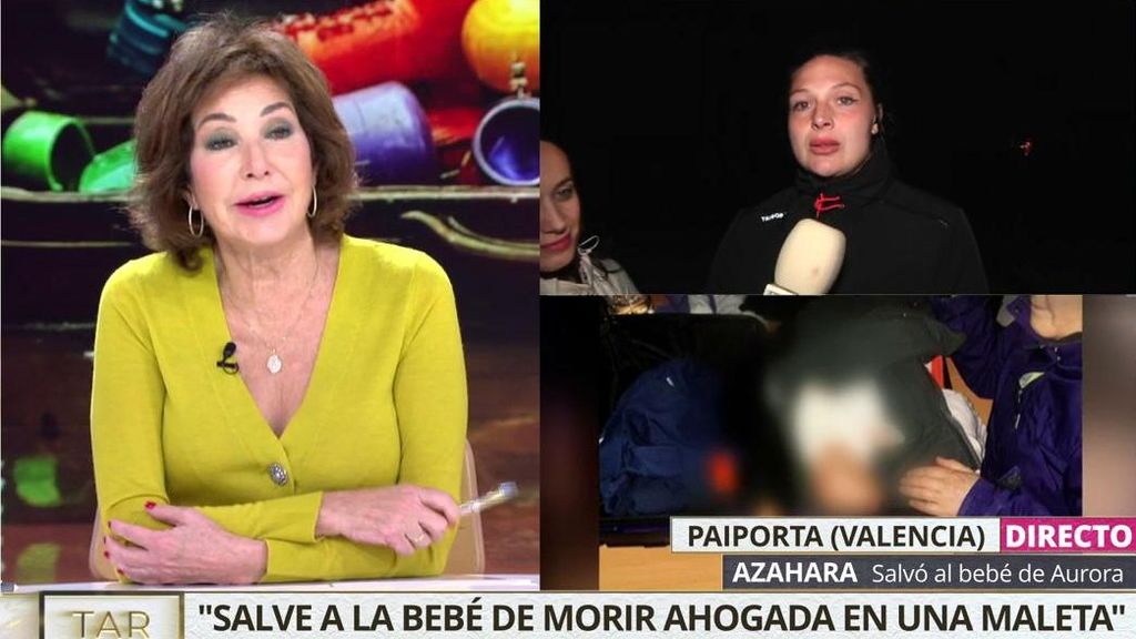 La admiración de Ana Rosa ante la mujer que rescató a un bebé en la DANA