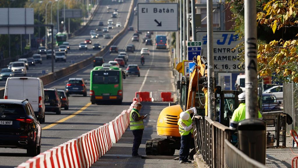 Comienzan preparativos para ampliar calzada norte de la A-5 para desvíos desde enero