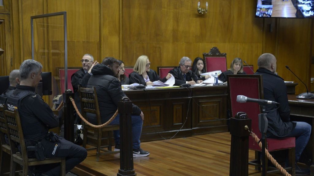 El primer testigo durante su declaración en un juicio por el crimen de Velle, en la Audiencia Provincial de Ourense.