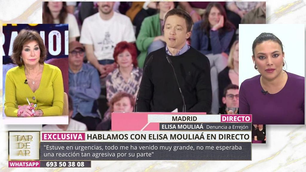 Elisa Mouliaá habla en 'TardeAR' sobre Íñigo Errejón