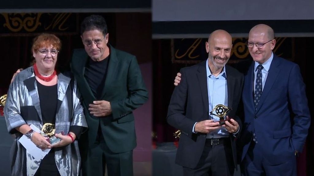 Arantxa Écija y Alberto Carullo, ganadores de los Premios Talento de la Televisión