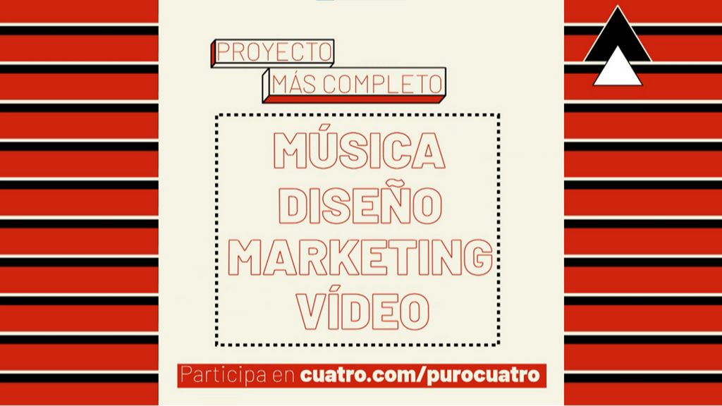 Premiaremos a los mejores en las categorías de Música, Diseño, Marketing y Vídeo