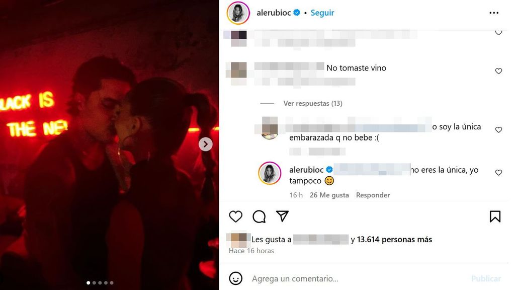 La respuesta de Alejandra Rubio sobre si bebe alcohol estando embarazada