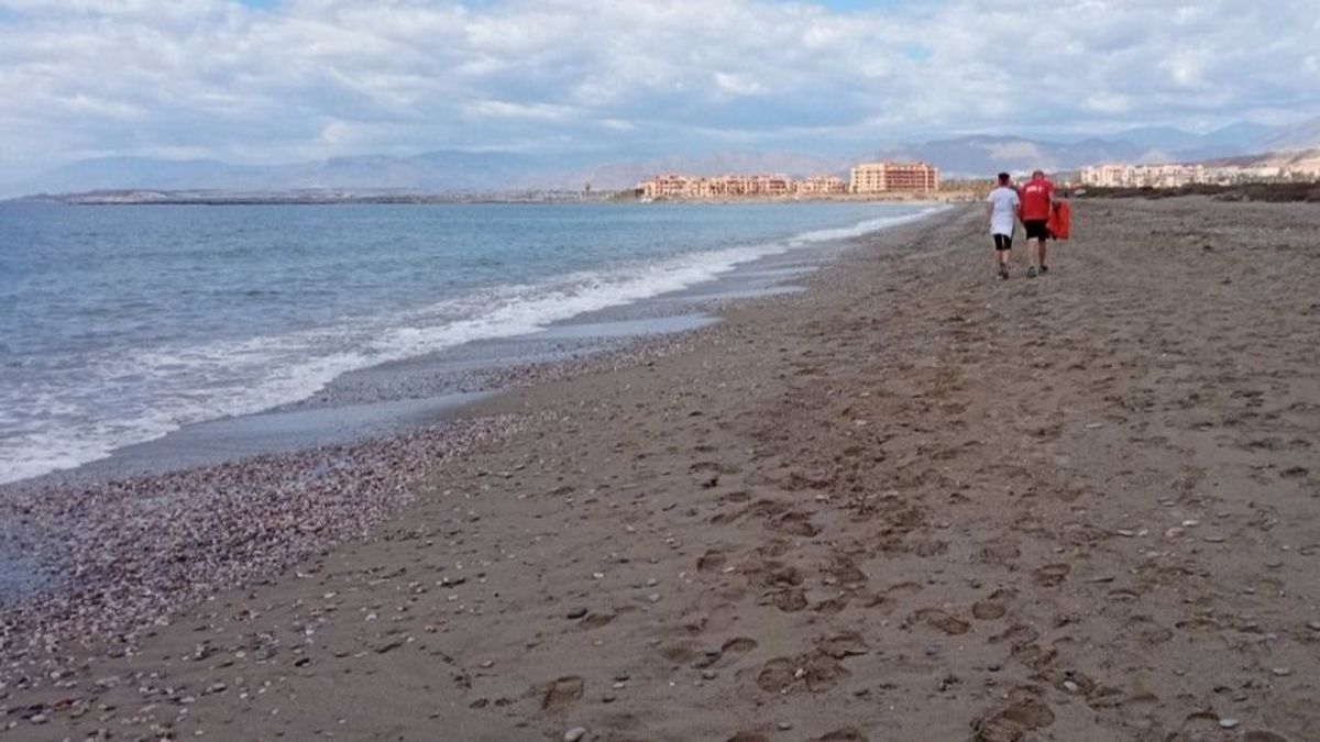 Una playa de El Ejido, en Almería