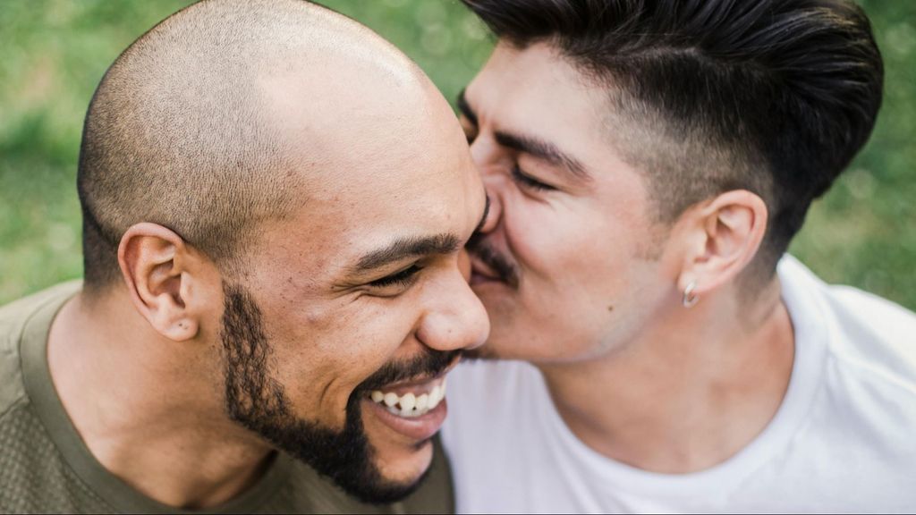 Beso en la mejilla