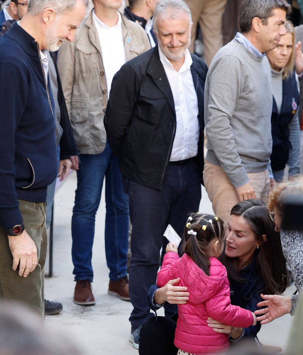 Felipe y Letizia, en Chiva.