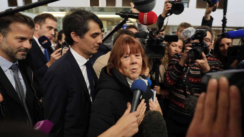 Gisèle Pelicot, a la salida del juicio este miércoles