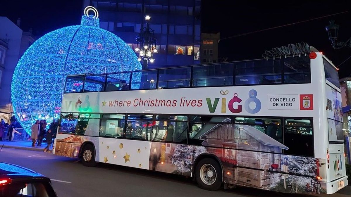 Imagen de archivo del Nadal Bus de Vigo