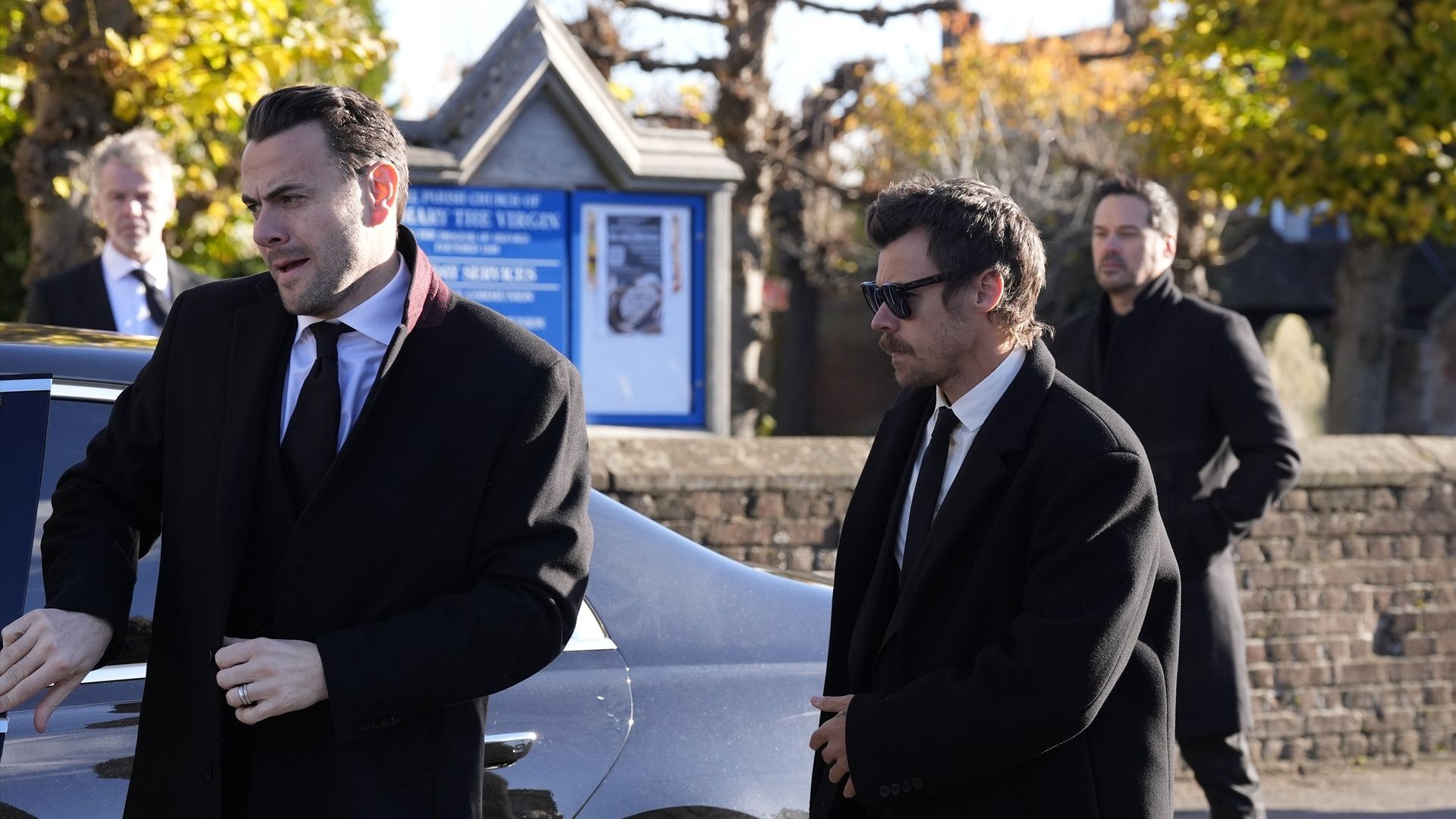 La llegada de Harry Styles al funeral de Liam Payne