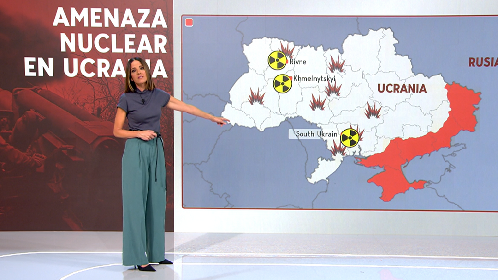 Las zonas donde se han concentrado los ataques de Rusia sobre Ucrania