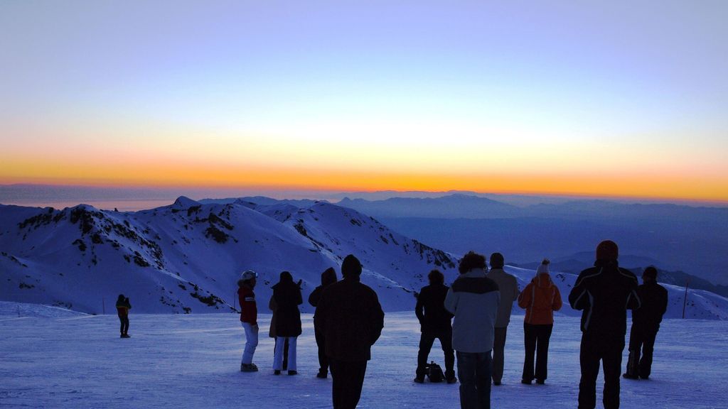 El atardecer en Sierra Nevada, Granada