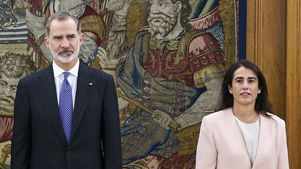 Felipe VI y Carmen Castiella.