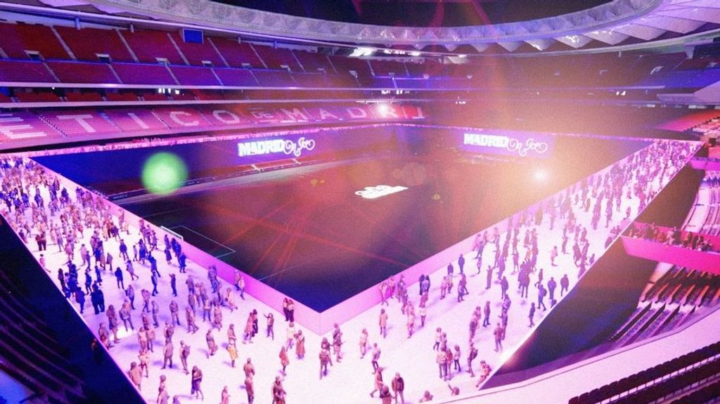 La pista rodeará el césped del estadio del Atlético y tendrá capacidad para más de 1.500 patinadores