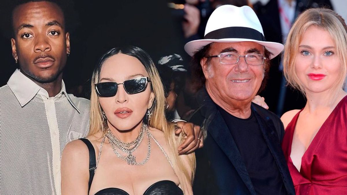 Madonna, Al Bano, y sus hijos