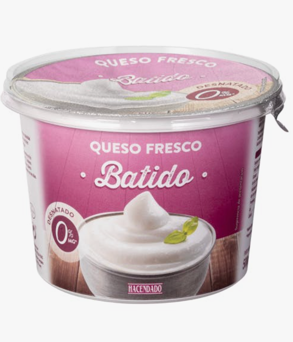 Queso batido 0% materia grasa