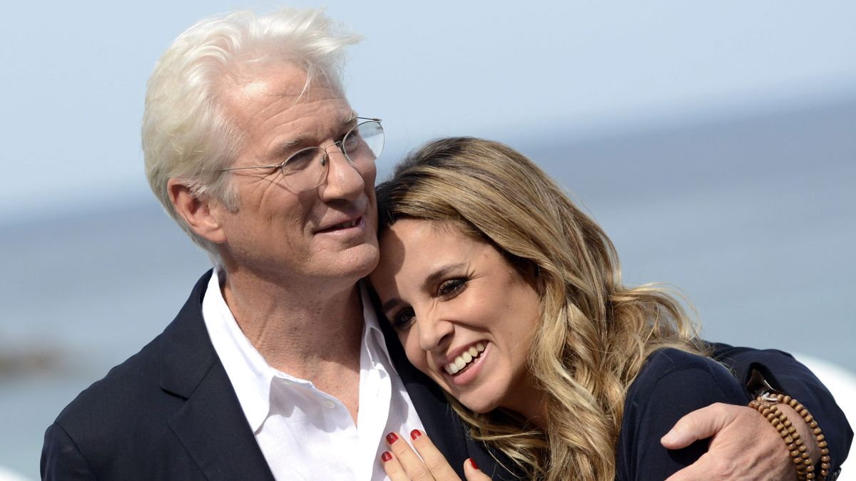 Richard Gere y Alejandra Silva.