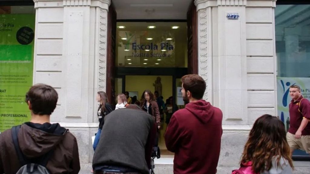 Imagen de archivo la escuela Pía de Barcelona.