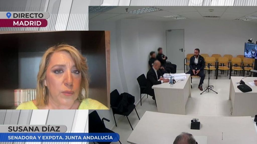 La reacción de Susana Díaz ante las declaraciones de Aldama: "Hay una parte que me creo y otra que no"