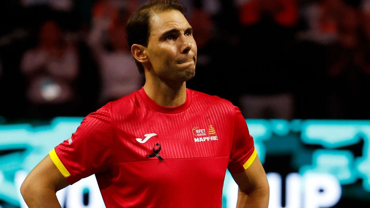 Nadal, en el que fue el último partido de tenis de su carrera