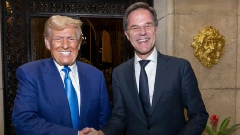 Donald Trump se reúne con el secretario general de la OTAN, Mark Rutte