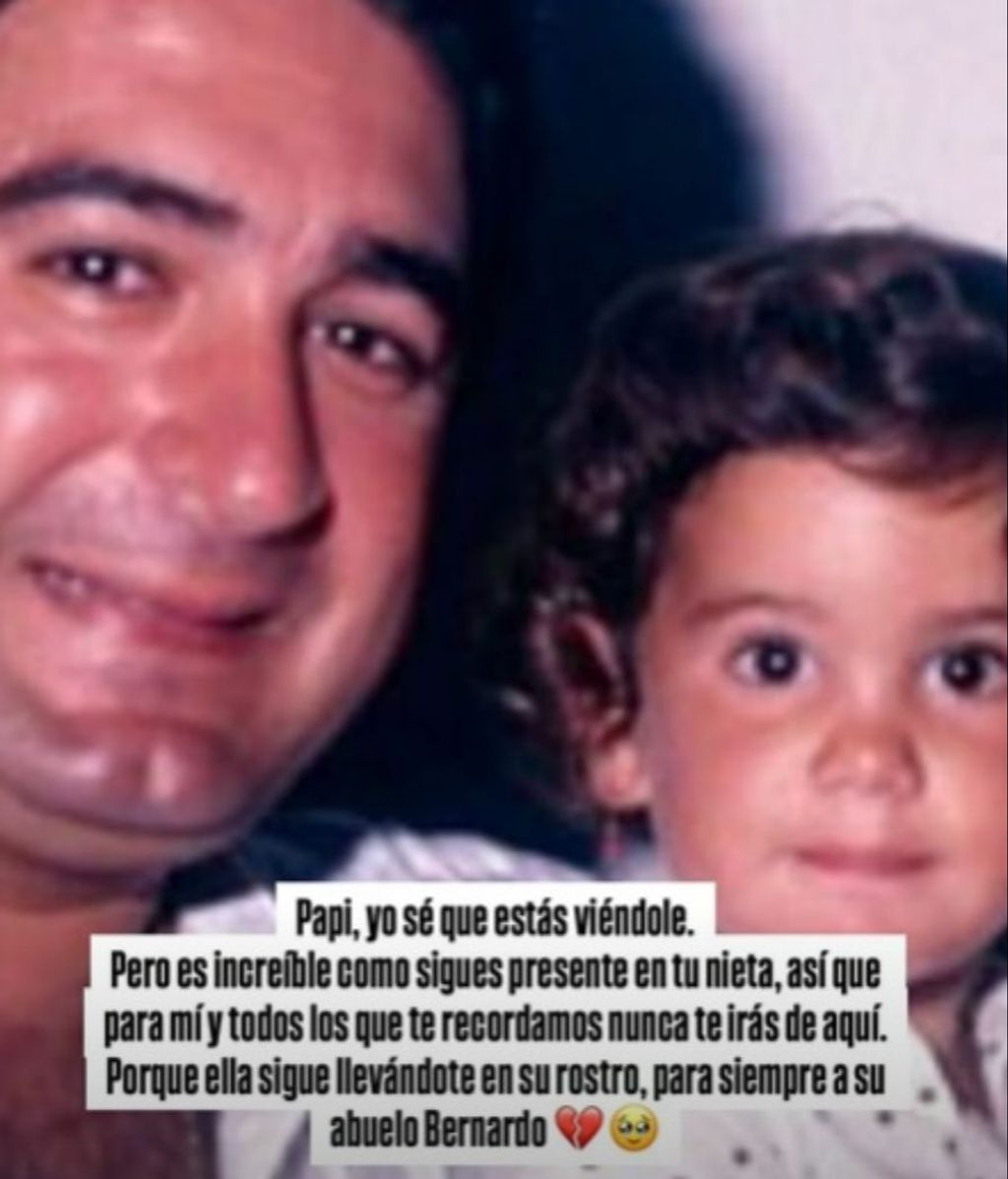 Anabel Pantoja comparte una foto con su padre