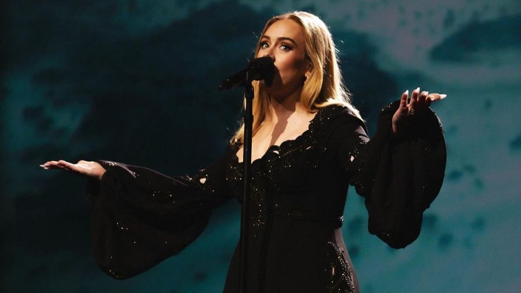 La artista Adele en Las Vegas