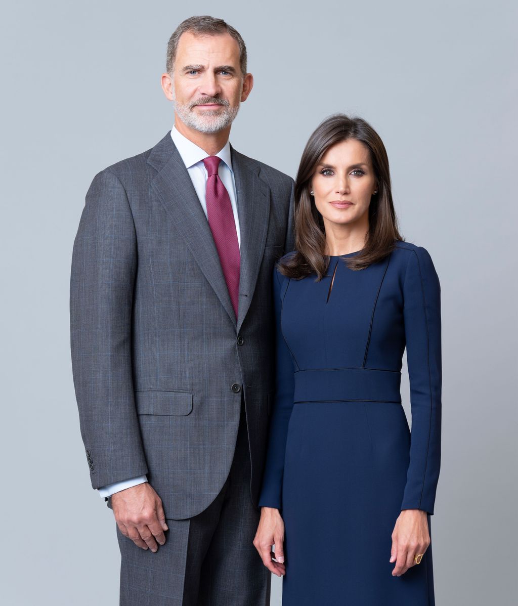 Los Reyes Felipe VI y Letizia posan en sus retratos oficiales del 10 de febrero de 2020.