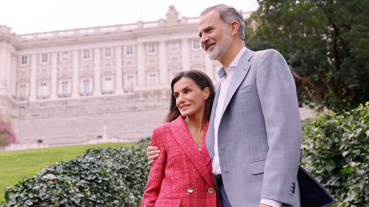 Los reyes Felipe y Letizia en mayo de 2024.