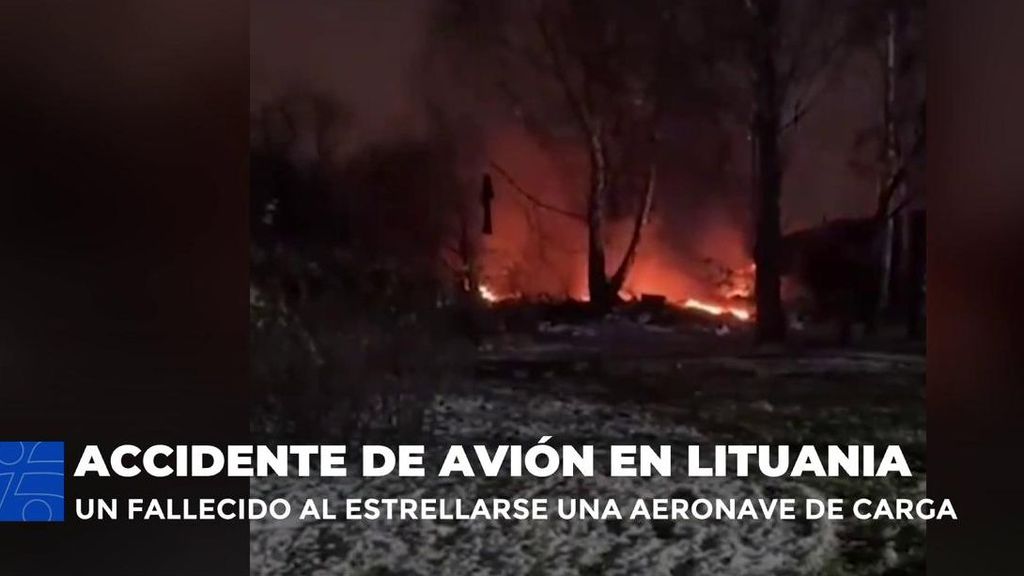 Muere un piloto español al estrellarse un avión de carga en Vilna, Lituania