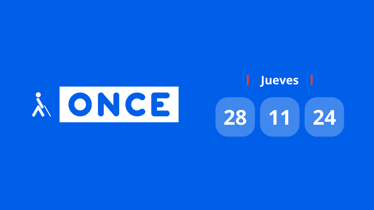 Resultado ONCE: comprobar número premiado hoy jueves 28 de noviembre de 2024