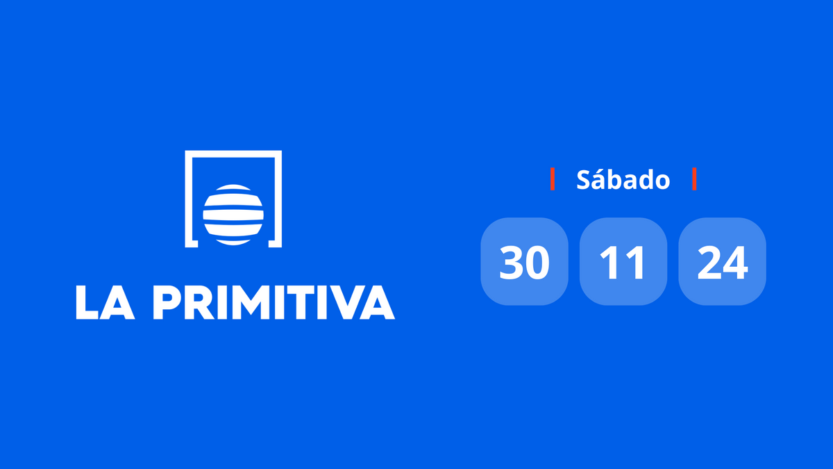 Resultado Primitiva: comprobar número premiado hoy sábado 30 de noviembre de 2024