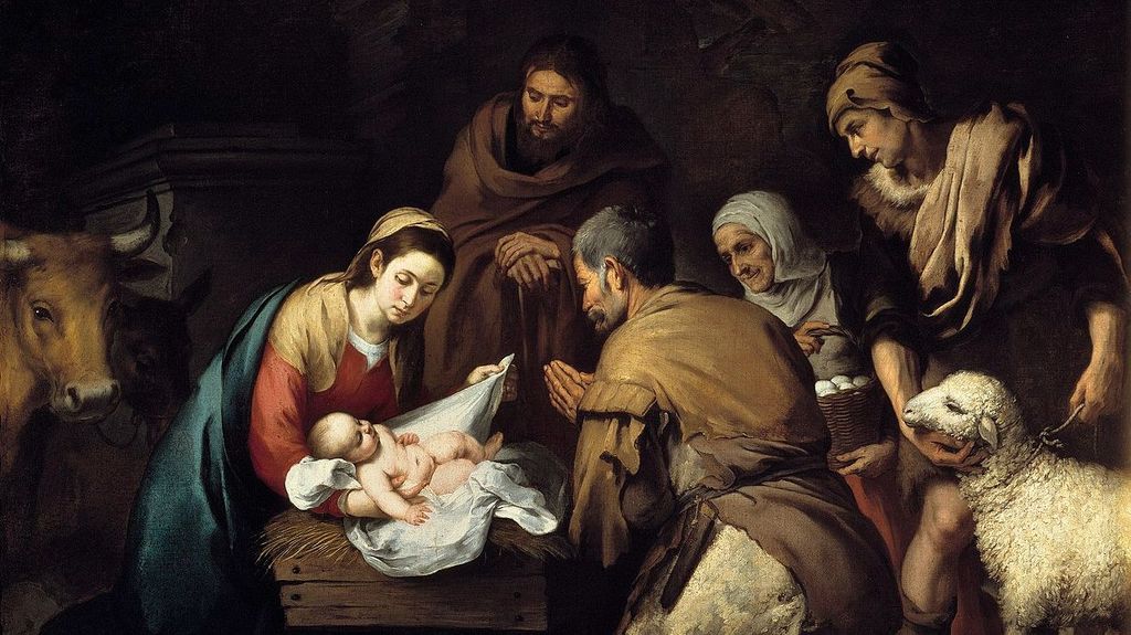 “Adoración de los pastores” de Bartolomé Esteban Murillo