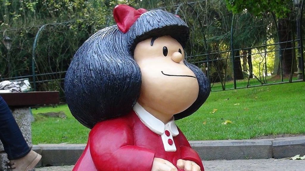 Así ha sido la llegada de Mafalda a la ONU: el personaje argentino cumple su gran sueño