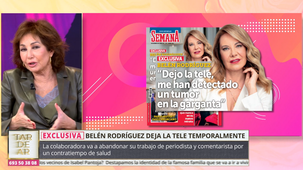 Exclusiva | Belén Rodríguez dejará la televisión temporalmente por un cáncer de garganta