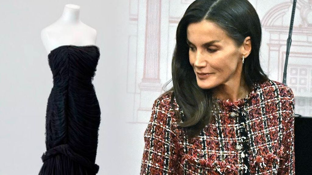 El vestido negro de Letizia