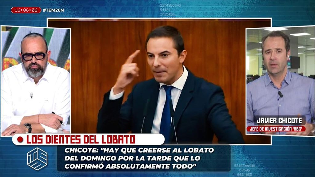 Javier Chicote: "Lobato se fue a la notaría porque el enviaron el papel con la filtración sobre el novio de Ayuso"