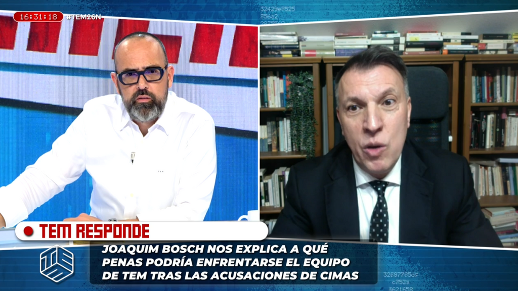 Joaquim Bosch, magistrado: "Podría conllevar hasta seis meses de cárcel..."