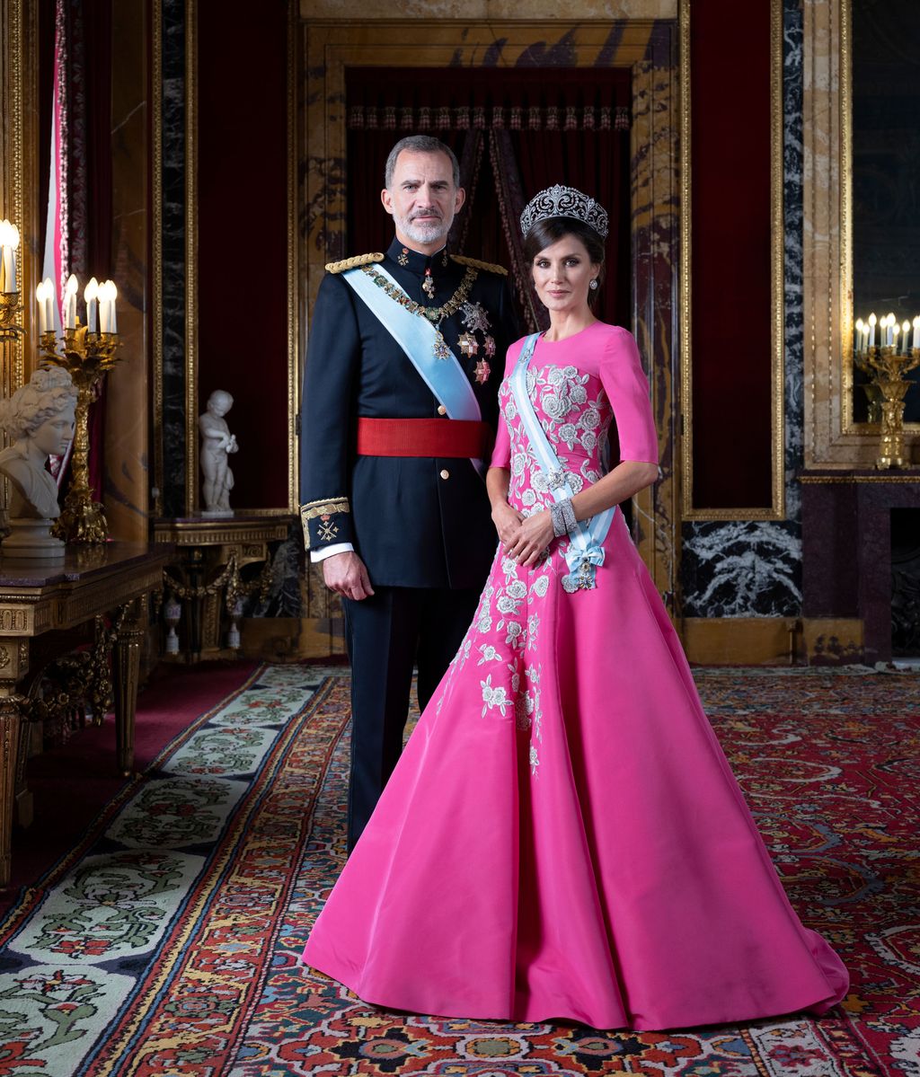 Los reyes Felipe y Letizia en su último retrato oficial de 2020.