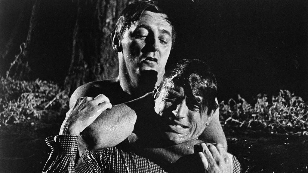 Mitchum acogota a Gregory Peck en la primera encarnación de Cady: 'Cabo del terror' (1962).