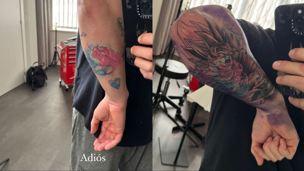 Diego Matamoros se despide del tatuaje que se hizo con Carla Barber