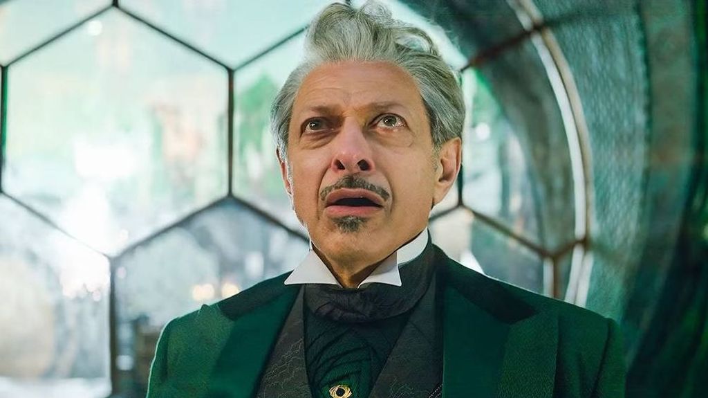 Jeff Goldblum es el pérfido y maquiavélico mago de Oz