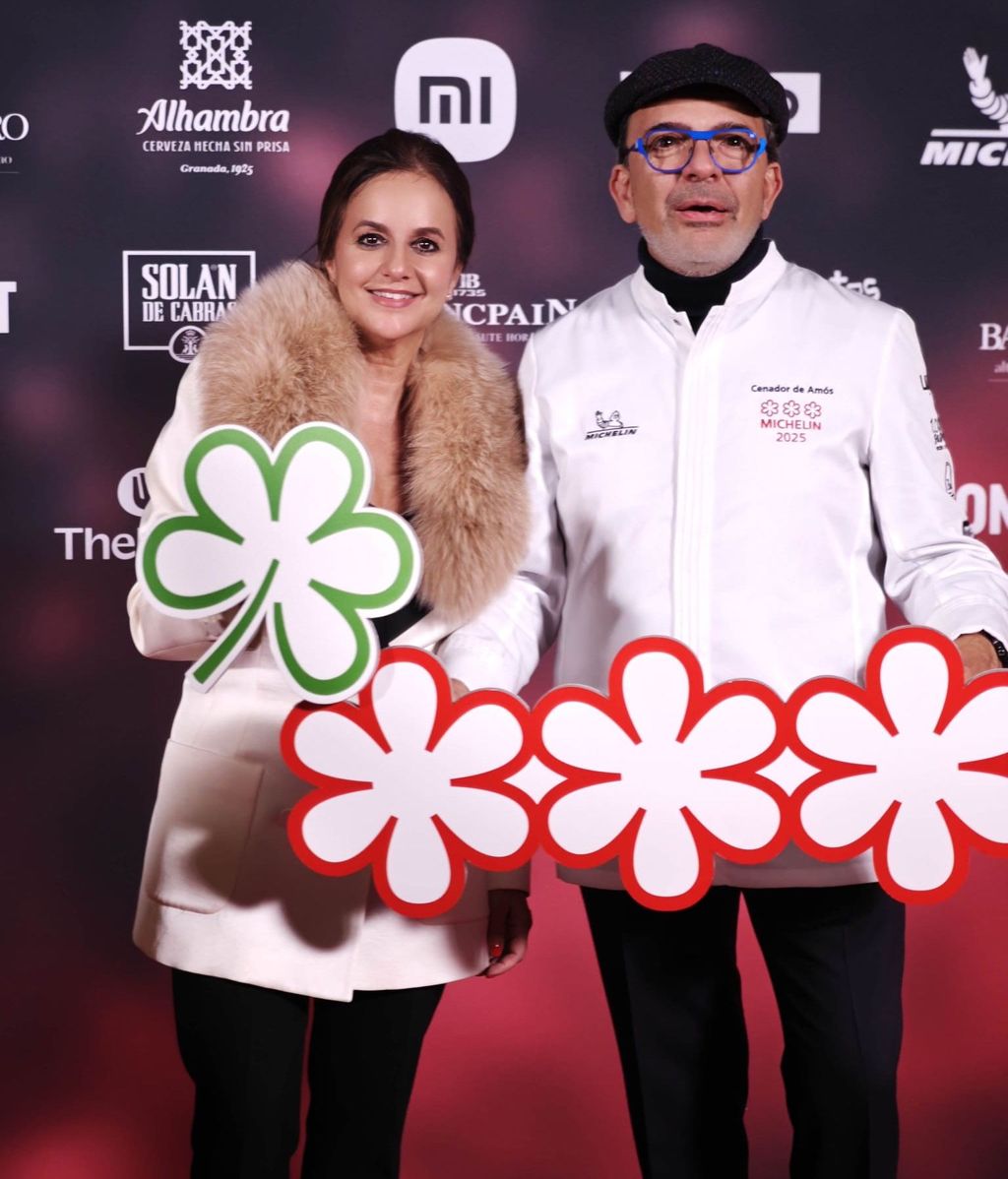 Jesús Sánchez con sus cuatro estrellas Michelin