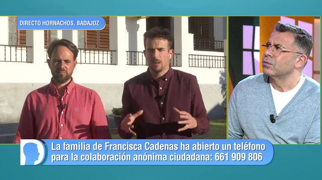 Jorge Javier entrevista a los hijos de Francis, desaparecida en Hornachos, Badajoz