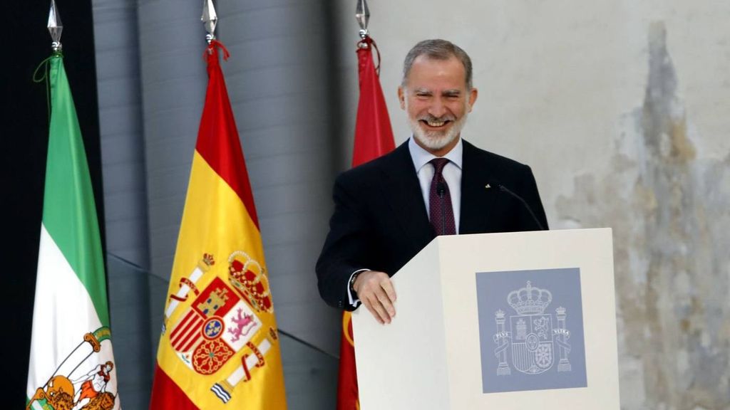 La broma del rey Felipe VI en su discurso en la entrega de las Medallas al Mérito en las Bellas Artes (Imagen: Cordon Press)