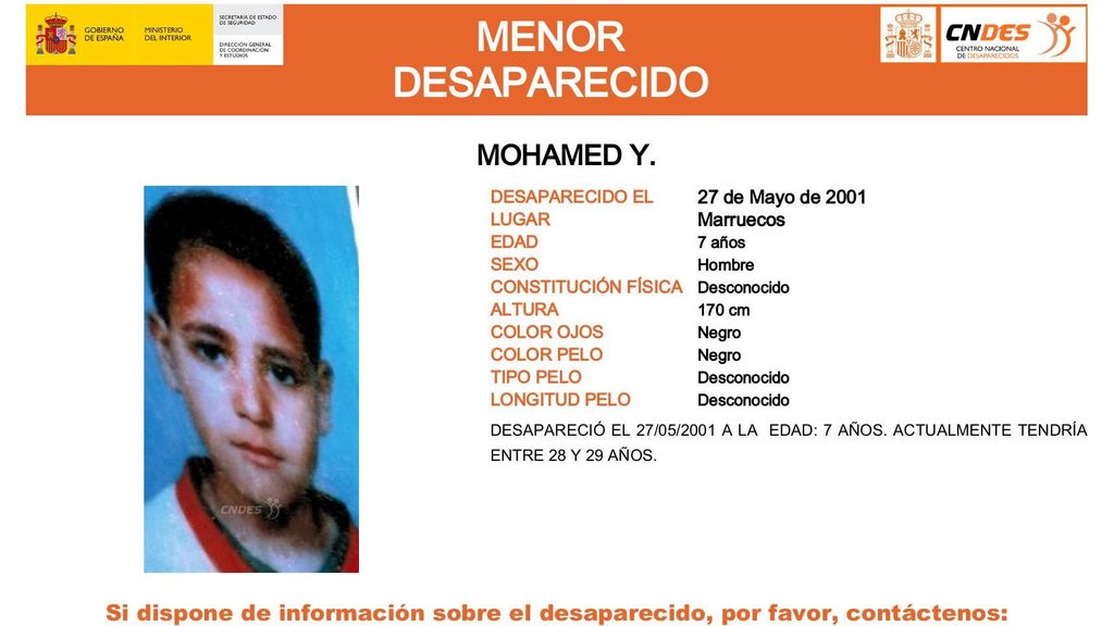 Mohamed Y., desaparecido en Marruecos