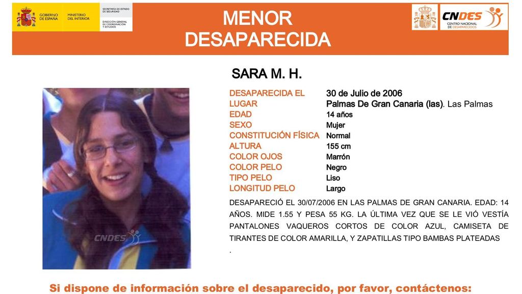 Sara M.H., desaparecida en Las Palmas de Gran Canaria (Las Palmas)