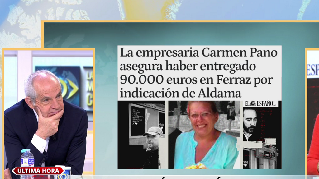 Carmen Pano afirma haber entregado los 90.000 euros a la sede del PSOE por indicaciones de Aldama: "Lo declararé ante el juez"