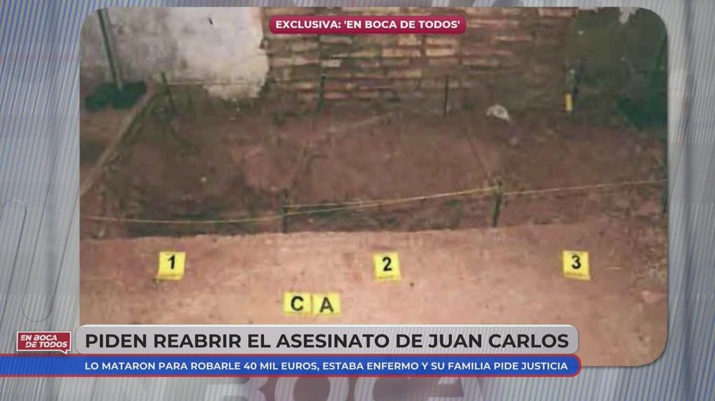 El lugar donde apareció el cuerpo de Juan Carlos